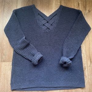 Abercrombie & Fitch cross-back sweater